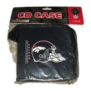 Denver Broncos Cd Dvd Carrying Case New Nfl